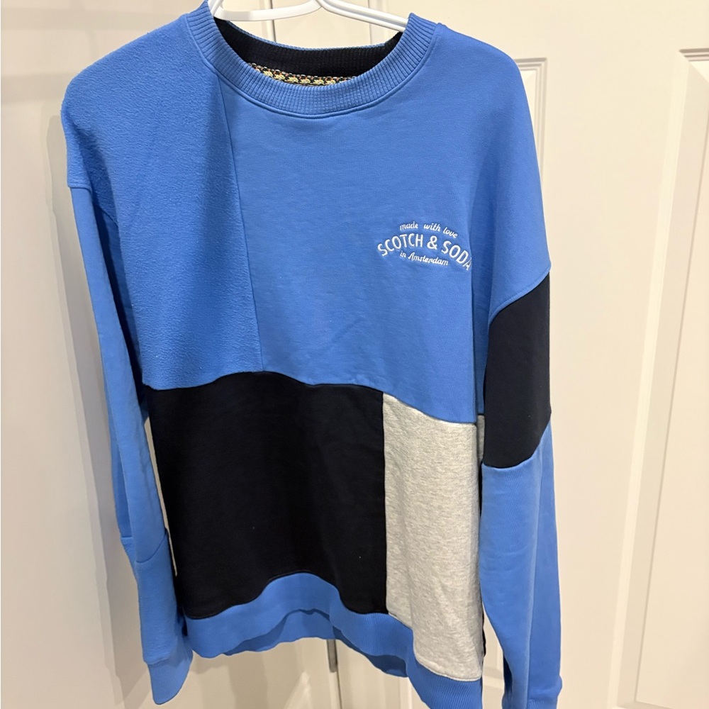 Scotch & Soda Blue Knit Pullover